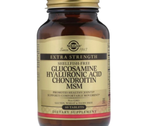 SOLGAR GLUCOSAMINE CHONDROITIN * 60 TABS