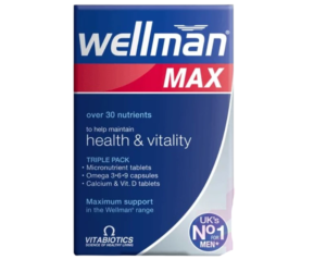 WELLMAN MAX * 84 TABS/CAPS