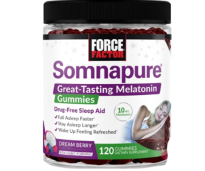 FORCE FACTOR SOMNAPURE *120GUMMIES(D/BER