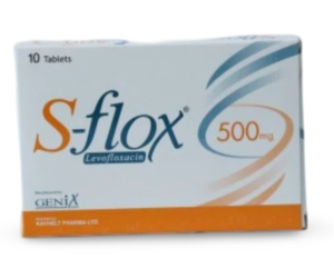 S-FLOX 500MG * 10 TABS