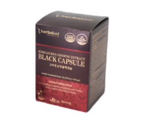 HERBALAID KOREAN RED GINSENG EXTRACT BLACK - 60 capsules