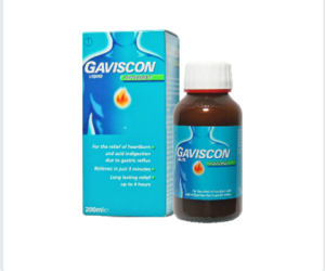GAVISCON LIQUID 200ML (PEPPERMINT)