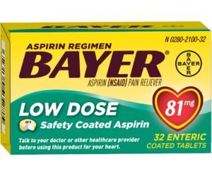 BAYER 81MG (ASPIRIN) * 32 TABS