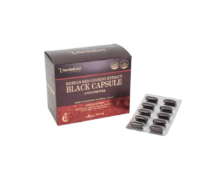 HERBALAID KOREAN RED GINSENG BLACK EXTRACT - 120 CAPSULES
