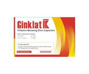 GINKLAT VITAMIN GINSENG ZINC * 10 CAPS