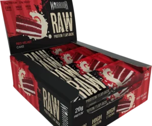 WARRIOR RAW PROTEIN FLAPJACK 75G(C/BROWN